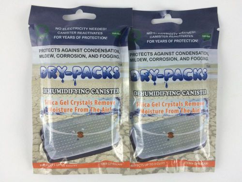 Dry-Packs 40 Gram Silica Gel Canister - Desiccant - 2 Pack