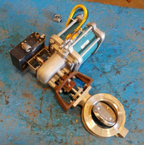 Jamesbury 150psi actuator st-400 b w/ 6&#034; valve 815w-11 3600-tt mod. c / p-2000 for sale