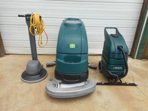Nobles ss5 speed scrub 32&#034; floor scrubber package deal for sale