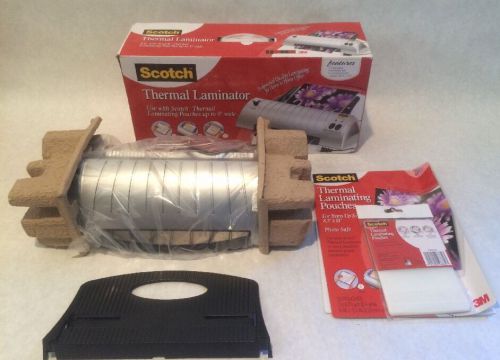 Scotch Thermal Laminator 2 Roller System (TL901) Gently Used With Extras