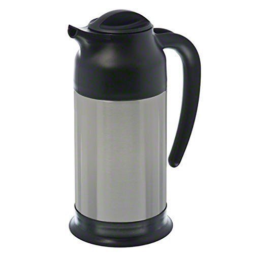 Pinch (CRSV-24)  24 oz Black and Stainless Cream Server