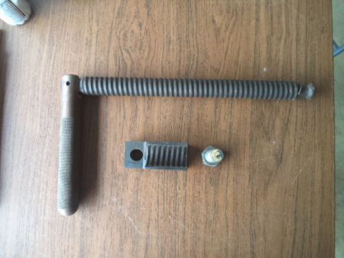 CARDINAL 8B VISE SCREW &amp; HANDLE ASSY. WITH  BOLT &amp;  MOUNTING SCREW.8 INCH