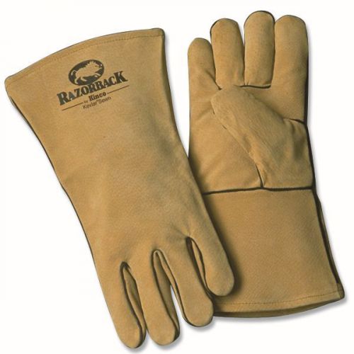 Welding Gloves Kinco RazorBack-Large Pigskin Wing Thumb sewn with Kavlar thread