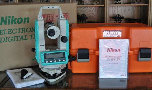 New nikon ne-101 digital electronic theodolite - 7&#034; accuracy for sale