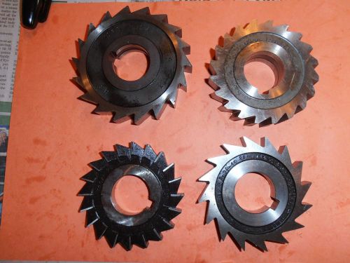 Misc lot of milling cutters 1 1/4&#034; bore size for sale