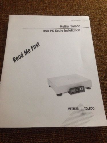 Mettler Toledo PS Scale Installation Instruction Manual, free shipping