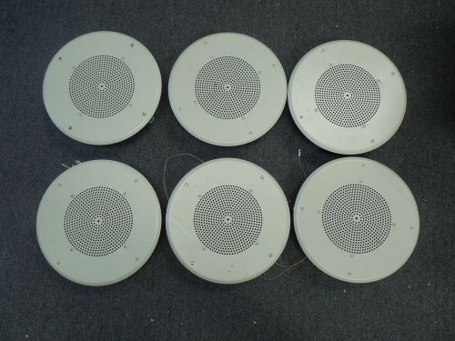 Set of 6 Ceiling Wall Speakers by Bogen   Tested and Working