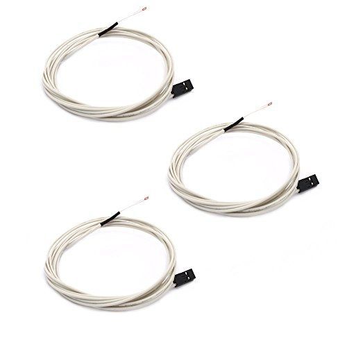 Cyclemore 3 pcs ntc3950 thermistor 100k for reprap 3d printer prusa extruder or for sale