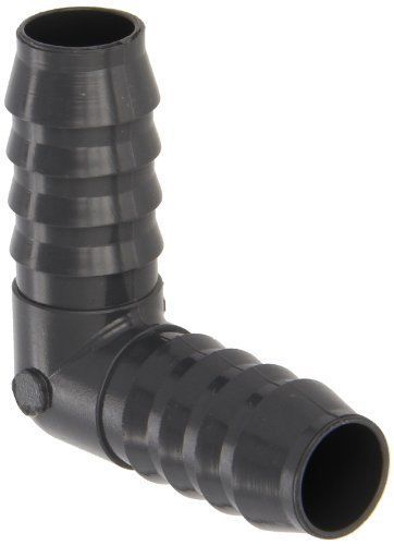 Spears 1406 Series PVC Tube Fitting, 90 Degree Elbow, Schedule 40, Gray, 3/4&#034;