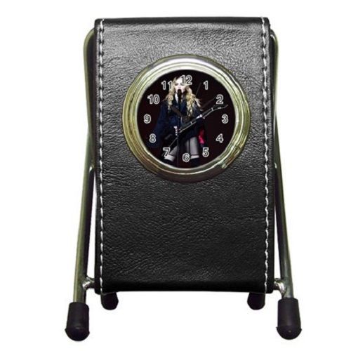 Vintage Celebrities Madonna (2 in 1) Leather Pen Holder and Desktop Clock