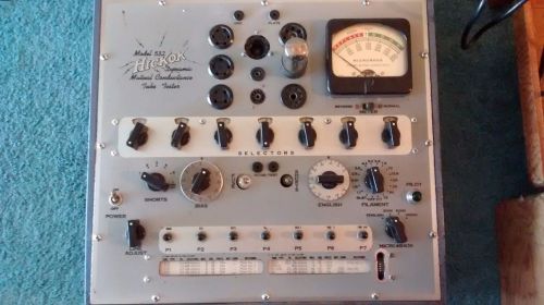 HICKOK DYNAMIC MUTUAL CONDUCTANCE TUBE TESTER MODEL 532