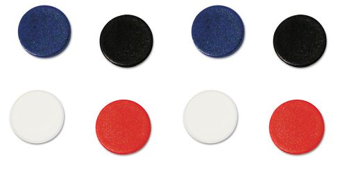 MasterVision 3/4 Inch Super Magnets, Assorted Colors, 10 Count (IM140909), 2 Pac