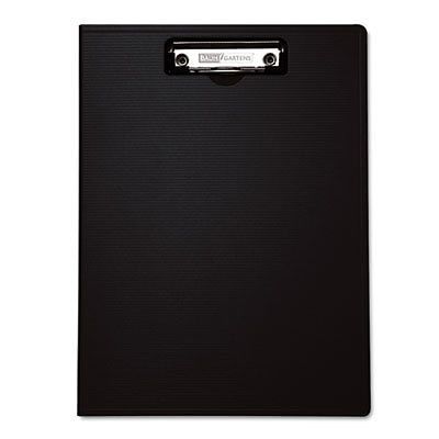 Portfolio clipboard with low-profile clip, 1/2&#034; capacity, 8 1/2 x 11, black for sale
