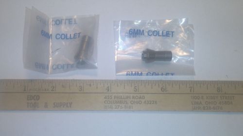 2- NEW 1/4&#034; (6MM) Collets for CP Die Grinder 872 and 875