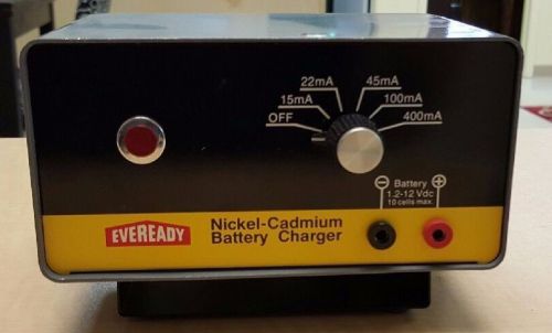 EVEREADY ACC100 NICKEL-CADMIUM BATTERY CHARGER POWER SUPPLY 120V-AC