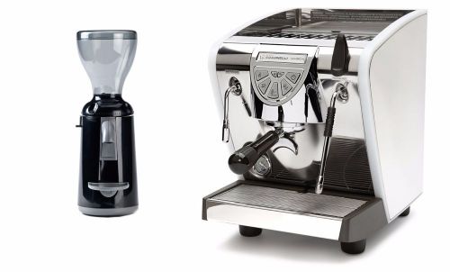 Nuova simonelli musica lux espresso hx coffee machine 58mm &amp; grinta black 110v for sale