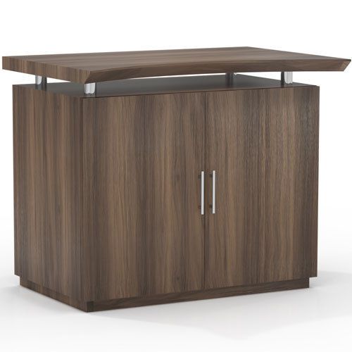 Modern office under cabinet designer storage small credenza 3 textured finishes for sale