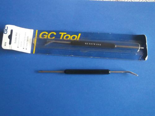 9076 GC - QTY 2 - GC TOOL SOLDER AID - ANGLED SHAVED REAMER - FORK TIP FOR WIRE