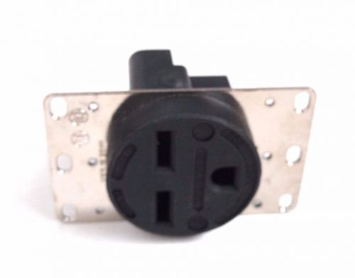 NEW HUBBELL HBL9330 FLUSH MOUNT RECEPTACLE 30A 250VAC 2 POLE 3 WIRE 9330 NO BOX