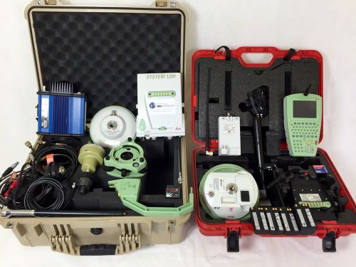 Leica complete 1200 gps/glonass base + rover rtk kit, 30 day warn&#039;ty, we export! for sale