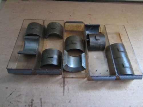 5 Sets of Hardinge B20 Collet Feed Finger Pads Round &amp; Hex 1-1/4&#034; to 1-5/8&#034;