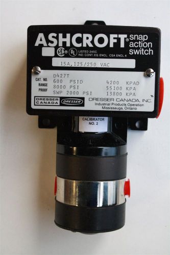 Ashcroft D427T Differential Pressure Switch