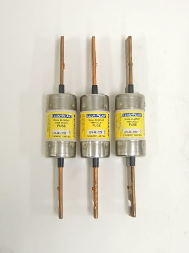 Used bussman dual-element time delay fuse lps-rk-110sp  110 amps, lot of 3 for sale
