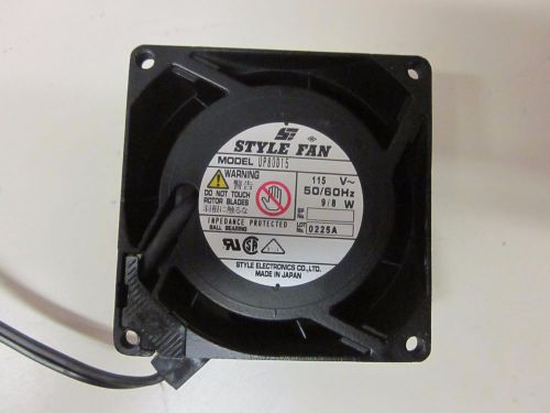 STYLE FAN UP80D15 AC115V 9/8W 4 &#034; Cooling fan - Tested &amp; working