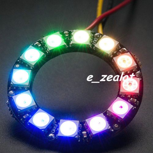 12-bit rgb led ring ws2812 5050 perfect for arduino for sale