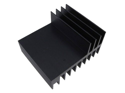 50*58*32mm Aluminum Heat Sink - Black