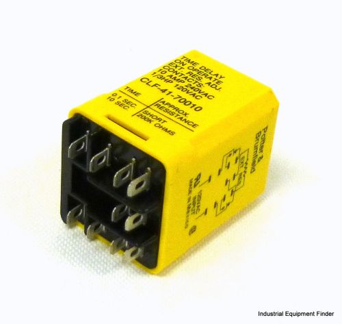 Potter &amp; brumfield clf-41-70010 time delay relay 10amp 240vac 1/3hp 130vac *new* for sale