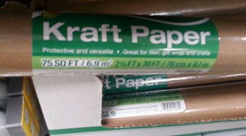 kraft Wrapping Shipping Paper 75 SQ FT FREE SHIPPING!!!!!!!!!!!!!!!!!!!!!!
