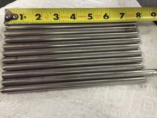 10 PCS 316L Stainless Steel Rod 3/8&#034; .375&#034; X 7&#034; To 8 1/2&#034;