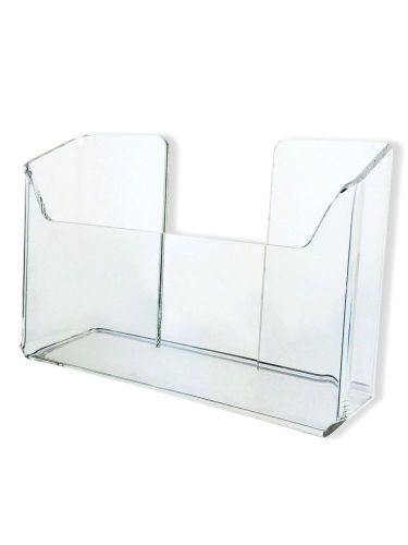 Acrylic 6&#034; x 4&#034; Counter &amp; Table Top Postcard Holder/Display Stand - Clear