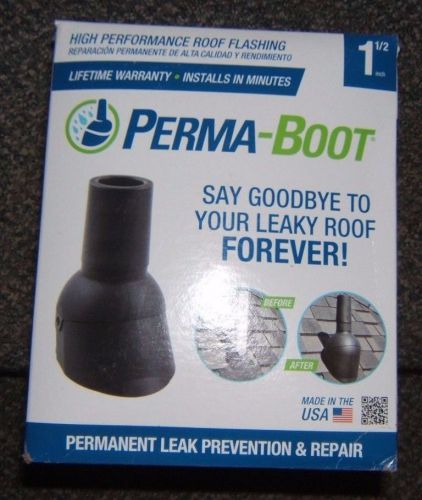 Perma Boot -1.5&#034; Plumbing Vent Boot Repair System 1 1/2&#034; Fits 1.5&#034; PVC Pipes NEW