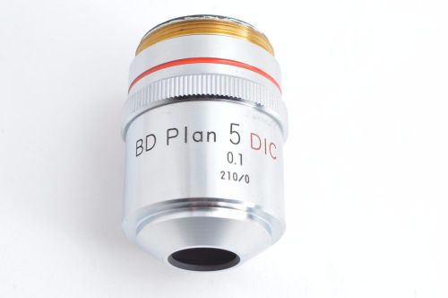 Nikon BD Plan 5 Microscope Objective 0.1 210/0 w/Case from Japan #744