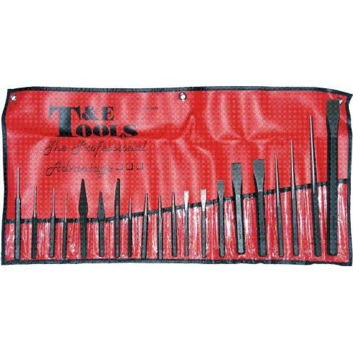 T &amp; e tools 20-piece deluxe punch and chisel set for sale