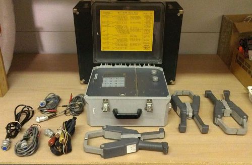 Carriere mc2 3000 smart trace portable power monitor with cables &amp; clamps &amp; case for sale