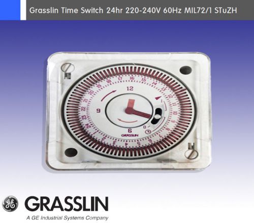 Grasslin Time Switch 24hr 220-240V 60Hz MIL72E/1 STuZH