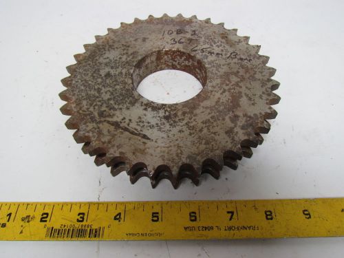 Metric 2 strand plate sprocket 36 tooth 10b chain 15.875mm pitch 65mm bore nos for sale