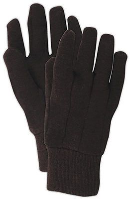 Magid glove &amp; safety mfg. 6pk lg brn jersey glove for sale