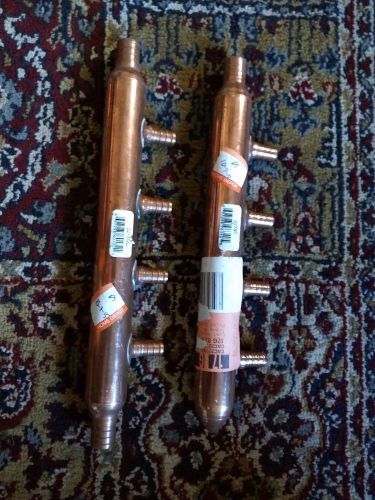 4 pex plumbing manifolds (copper) by sharkbite for sale