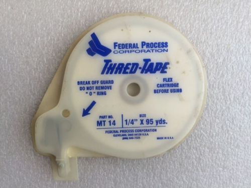 24 Federal Process Thred-tape MT15 PTFE 1/4&#034;x3420&#034; Rolls Pipe Thread Sealing