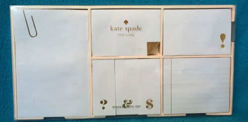 Kate Spade Sticky Note Set - Strike Gold