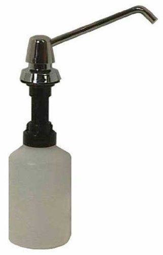 Bobrick 82216 ABS Lavatory Mounted Soap Dispenser, 20 oz Capacity, 6&#034; Spout