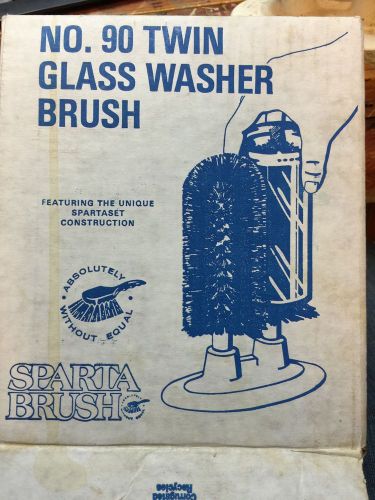 Glass Washer Brush Twin Head