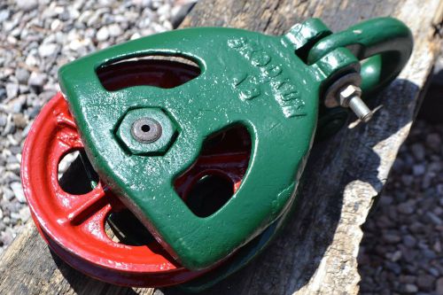 Skookum a8 snatch block logging rigging hoist pulley refurbished for sale