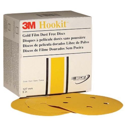 3M 255L Hookit Gold Film Dust-Free Discs - Diameter: 5&#034; Grit: 150