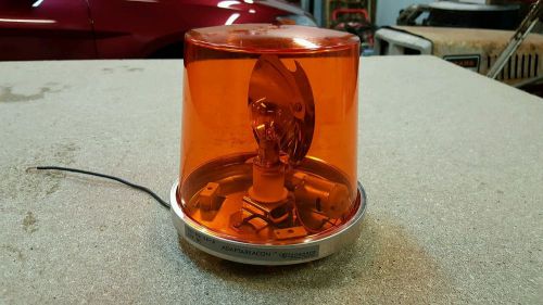 Emergency Amber rotating light