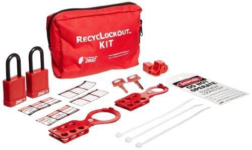 Zing 7119 recyclockout 11-piece general lockout tagout kit for sale